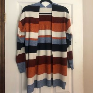 Fall multi-colored cardigan